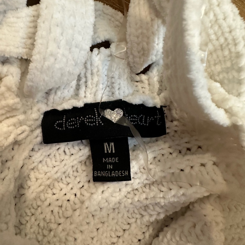 White Crochet Sweater